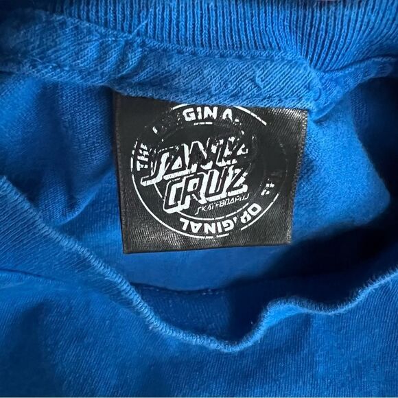 Santa Cruz Screaming Hand Vtg Long Sleeve Cotton Shirt Size M - Picture 6 of 9